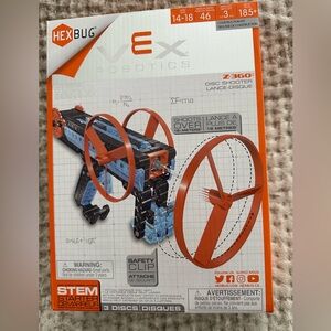 HEXBUG VEX ROBOTICS Z-360 Disc Shooter Toy  Constructionn Kit Ages 14-18